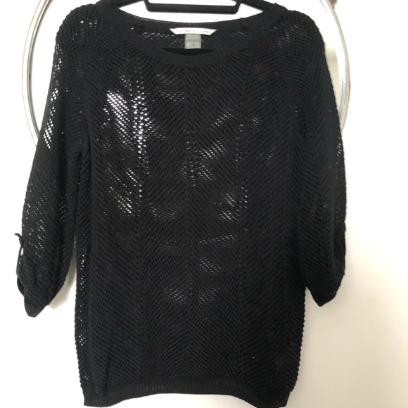Black Knit Sweater size small - Picture 2 of 4